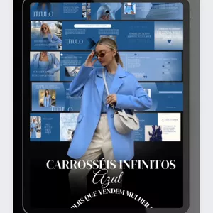 Imagem de capa para o Ebook Carrosséis Infinitos Azul