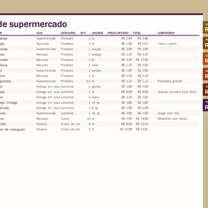 Imagem de capa para o Curso online Planilha simples de Lista de Supermercado
