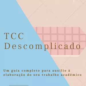 Imagem de capa para o Ebook TCC Descomplicado