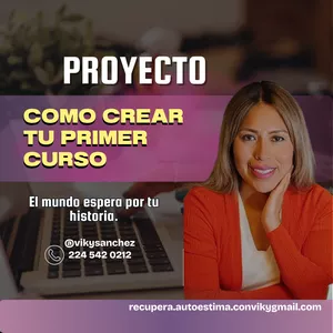 Imagen de portada para Curso online PROYECTO COMO CREAR TU PRIMER CURSO 