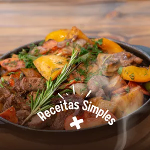 Imagem de capa para o Curso online Receitas Simples, Sabor Intenso - Alimentação Prática e Saudável