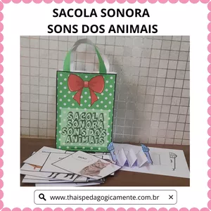 Imagem de capa para o Ebook SACOLA SONORA SONS DOS ANIMAIS