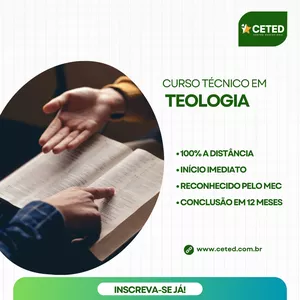 Imagem de Técnico em Teologia Ead criado por Ceted Educacional na hotmart