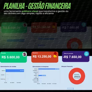 Imagem de capa para o Curso online PLANILHA - GESTAO FINANCEIRA 2025