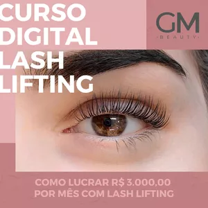 Curso de Lash Lifting, por GM Beauty, com duas modelos práticas!