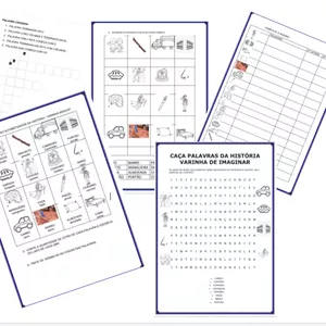Imagem de capa para o Ebook ATIVIDADES SOBRE O LIVRO: VARINHA DE IMAGINAR
