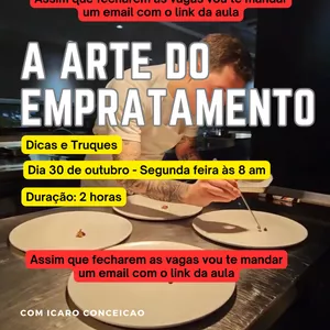 Imagem de capa para o Curso online [INATIVO] A Arte do Empratamento