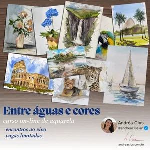 Imagem de capa para o Curso online Entre Águas e Cores