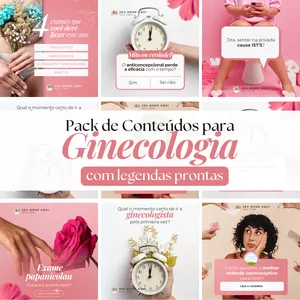 Imagem de capa para o Curso online Pack de Artes Editáveis: Ginecologia