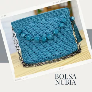 Imagem de Bolsa Nubia - Curso de Crochê criado por Sarah Oliveira Machado na hotmart