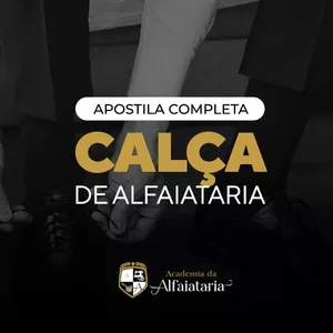 Imagem de capa para o Ebook Apostila Completa de Calça de Alfaiataria