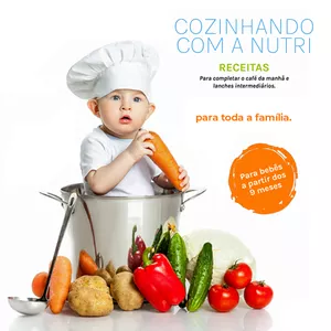 Imagem de capa para o Ebook COZINHANDO COM A NUTRI