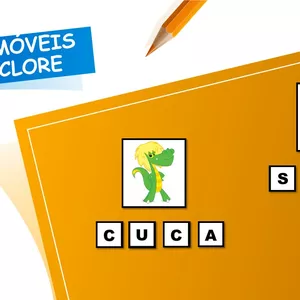 Imagem de capa para o Ebook LETRAS MÓVEIS COM IMAGENS DO FOLCLORE