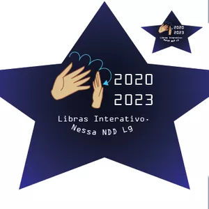 Imagem de capa para o Ebook E-book Libras Básico Interativo