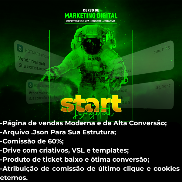 Imagem de Curso Start Digital criado por Ricardo na hotmart