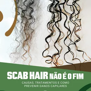 Imagem de capa para o Ebook Scab Hair não é o fim