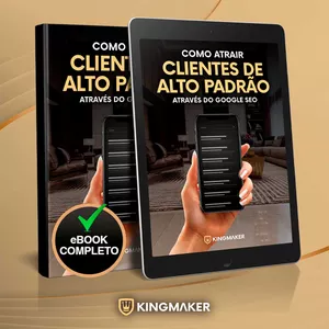 Imagem de capa para o Ebook Ebook Como Atrair Clientes de Alto Padrão Através do Google SEO