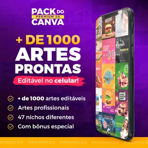 Imagem do curso Pack do Canva Premium - Artes 100% Editáveis