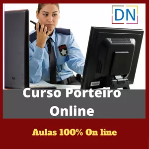 Imagem de capa para o Ebook esse é o Melhor Curso de Porteiro