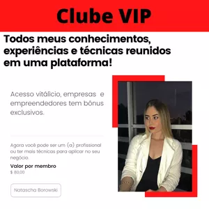 Imagem de capa para o Evento presencial Clube VIP