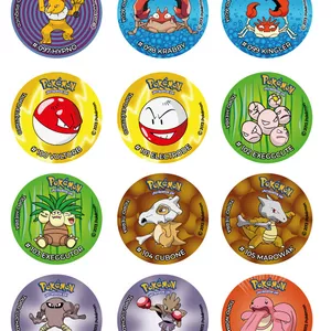 Imagen de portada para Curso online Ilustración digital de los Tazos Pokémon del nro.97 al 108. (Vectores)