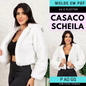 Imagem de capa para o Ebook Molde Casaco Scheila