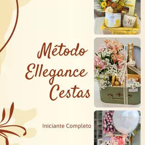 Imagem de capa para o Curso online Método Ellegance Cestas - Curso Completo Iniciante