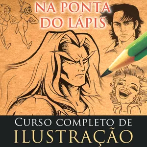 Imagem do curso Na Ponta do Lápis - método completo de ilustração iniciante