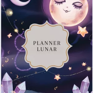 Imagem de capa para o Ebook Planner Lunar