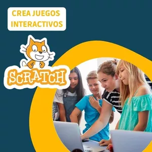 Imagen de portada para Curso online Crea juegos interactivos en Scratch 3.0