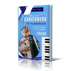 Imagen de portada para Ebook Cancionero de Alabanzas para Piano y Guitarra