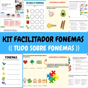 Imagem de capa para o Ebook KIT FACILITADOR FONEMAS