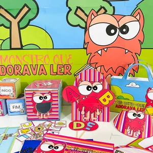 Imagem de capa para o Ebook O MONSTRO QUE ADORAVA LER - PROJETO CONTOS