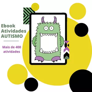 Imagem de capa para o Ebook EBOOK ATIVIDADES AUTISMO
