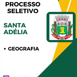 Imagem de capa para o Ebook Santa Adélia - Geografia