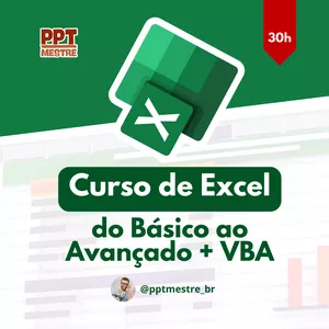 Imagem de capa para o Curso online Curso Excel - do Básico ao Avançado + VBA