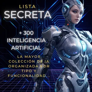 Imagen de portada para Curso online LISTA SECRETA: +300 INTELIGENCIA ARTIFICIAL