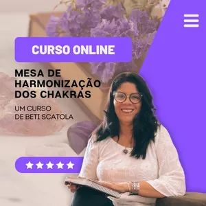 Mesa de Harmonização de Chakras - Beti Scatola