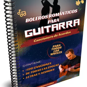 Imagen de portada para Ebook +120 boleros románticos populares fáciles en guitarra