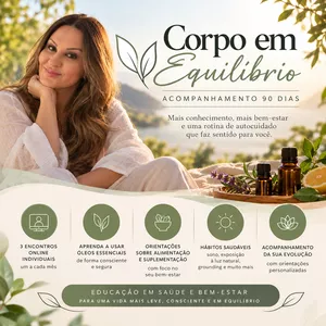 Imagem do curso O CORPO EM EQUILÍBRIO | ACOMPANHAMENTO 90 DIAS 