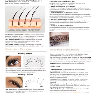 Imagem do curso Apostila para Cursos e Mentorias - Material Completo - Extensão de Cílios