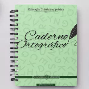 Imagem de capa para o Ebook Caderno Ortográfico - Clássica Com Maria