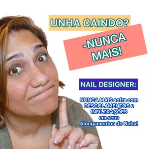 Imagem de capa para o Curso online "UNHA CAINDO? - NUNCA MAIS!"