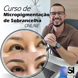 Imagem de capa para o Curso online Curso de Micropigmentação de Sobrancelha FIO A FIO + DESIGN