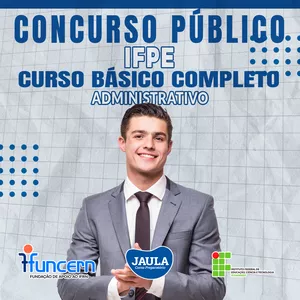 Imagem de capa para o Curso online CURSO GERAL - IFPE - ADM (FUNCERN)