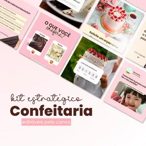Imagem de Kit Estratégico Confeitaria  criado por Decola Confeiteira na hotmart