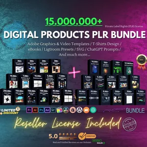 Cover image for Online course Massive 15+ Million Digital Product PLR Bundle