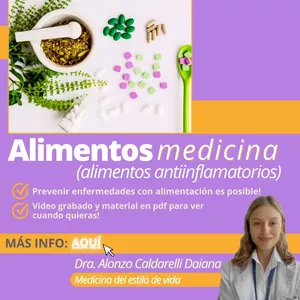 Imagen de portada para Curso online Alimentos MEDICINA