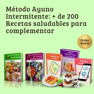 Imagen de portada para Curso online Método Ayuno Intermitente: + de 200 Recetas saludables para complementar