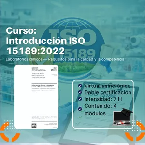 Imagen de portada para Curso online Curso: Introducción ISO 15189:2022 Laboratorios clínicos. Requisitos para la calidad y la competencia